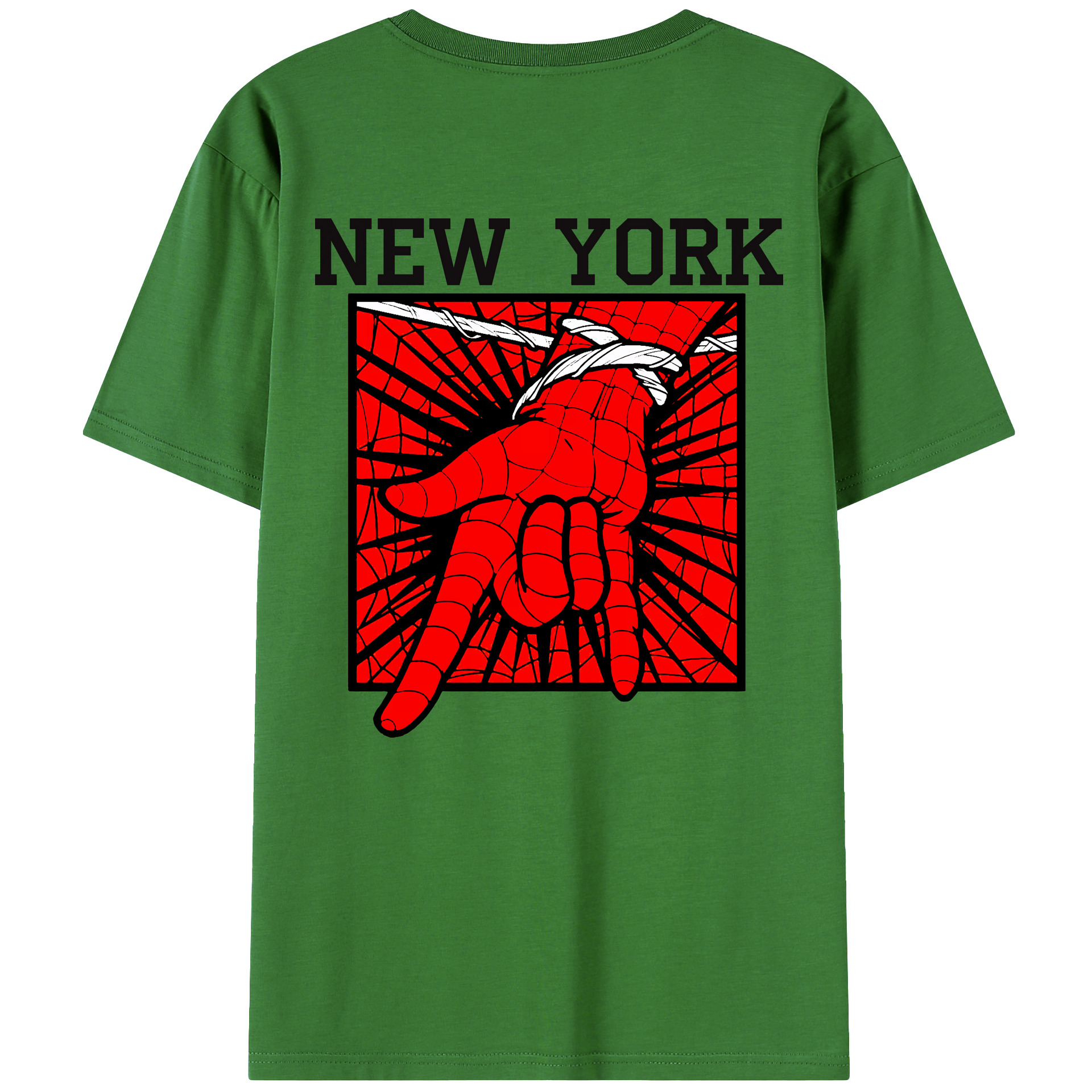 （画像用） Spider Man スパイダーマン レディース半袖Tシャツ(バックプリント)